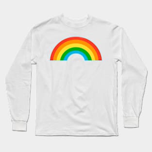 Just a 70s 80s style retro rainbow Long Sleeve T-Shirt